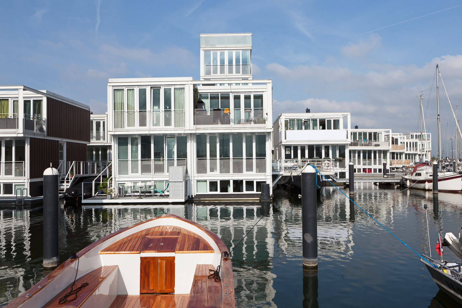 Wasserhäuser, Ijburg, Amsterdam, Merian Magazin