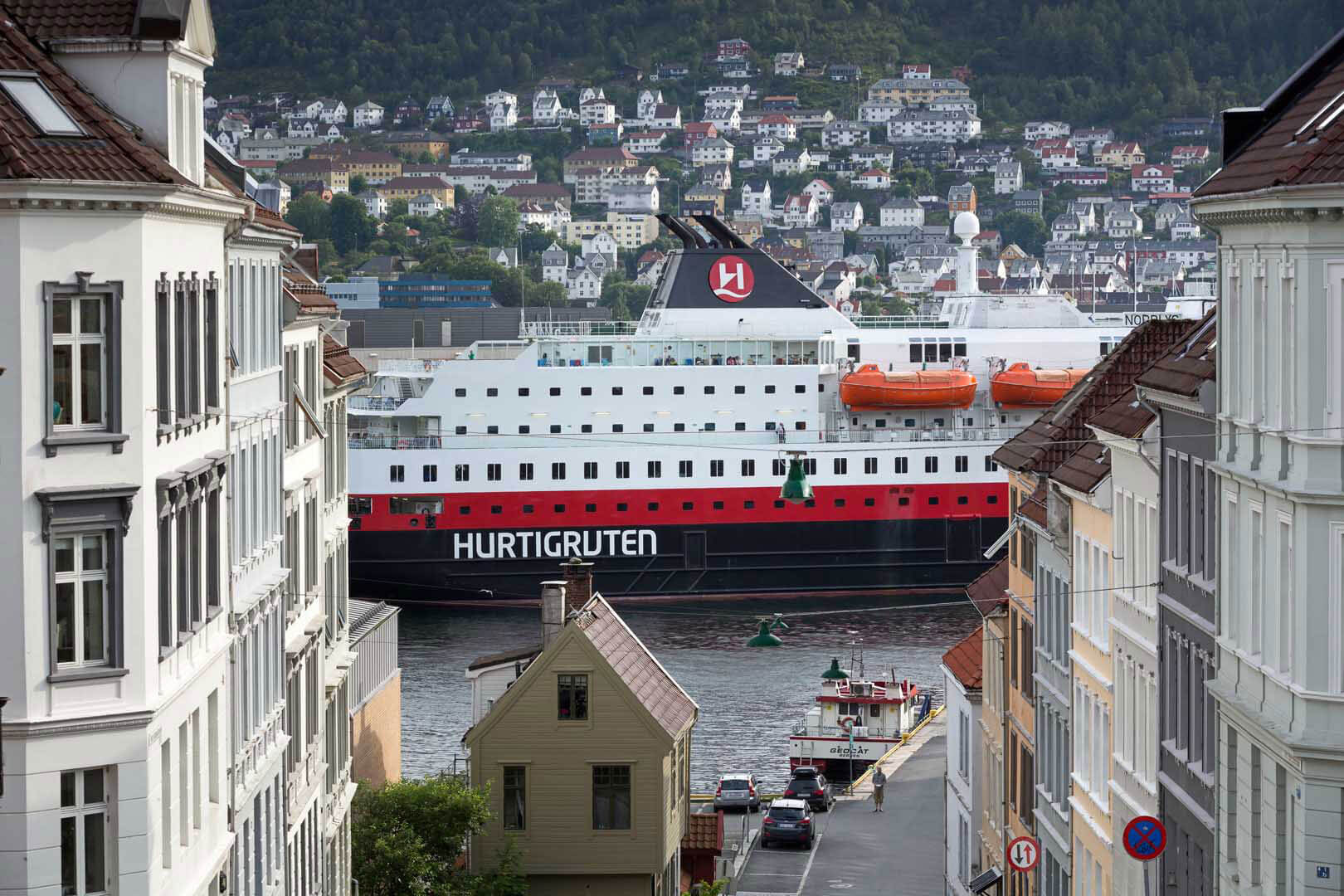 Bergen, Hurtigruten, Norwegen