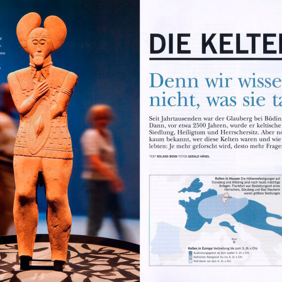 Merian Magazin Hessen, Reportage Keltenmuseum Glauberg